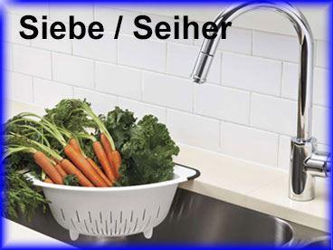 Siebe / Seiher
