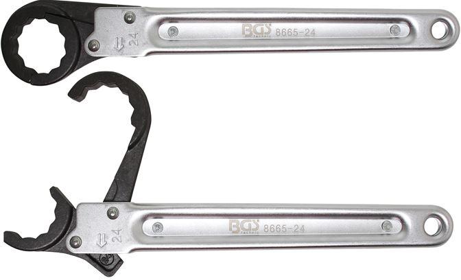 SW-Stahl 03842L Einsteck-Maulschlüssel, Schlüsselweite 22mm